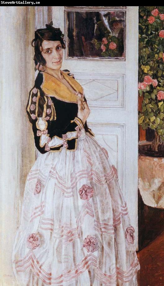 Alexander Yakovlevich GOLOVIN The Spanish woman at Balcony